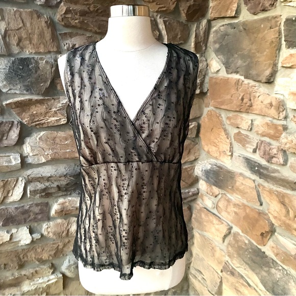 AB Studio Shimmering About Sleeveless Top - Picture 5 of 16